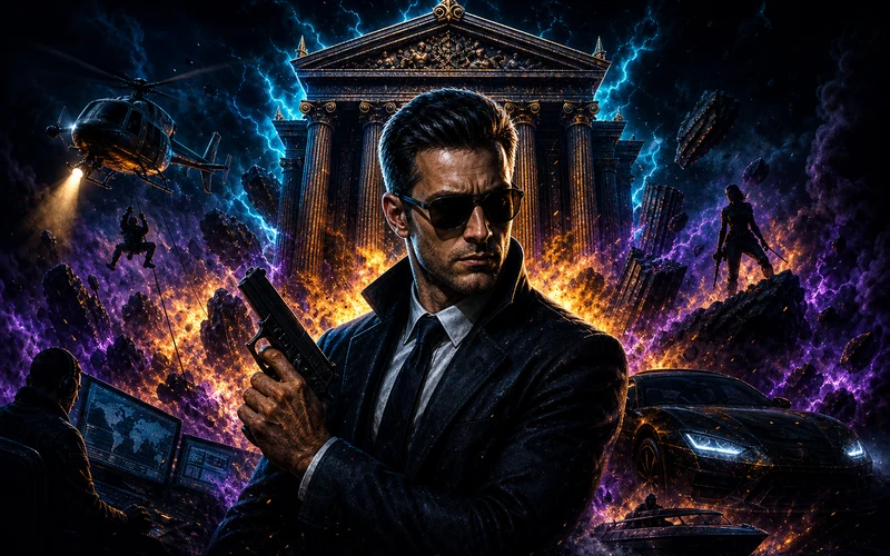 Burn Notice, slot Microgaming, ikon game
