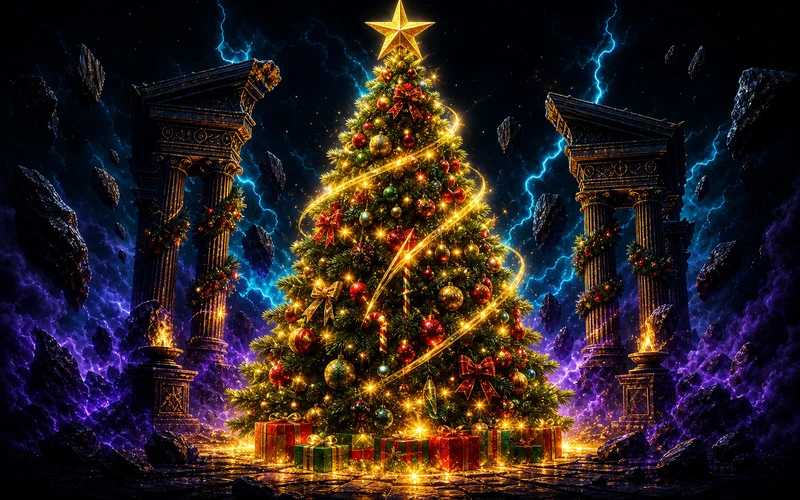 Happiest Christmas Tree, slot Habanero, ikon game