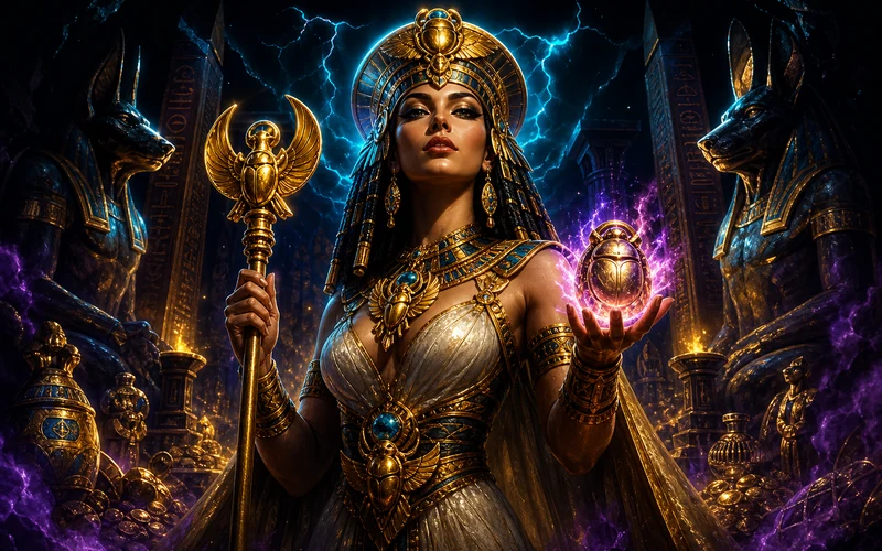 John Hunter and the Tomb of the Scarab Queen, slot Pragmatic Play, ikon game