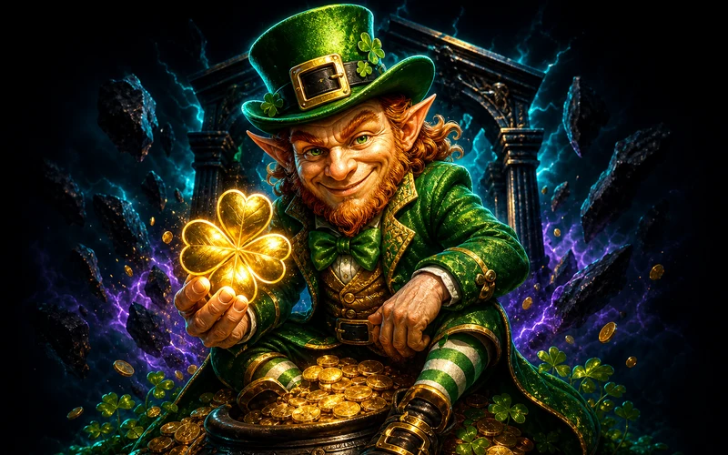 Leprechaun Goes Wild, slot Play'n GO, ikon game