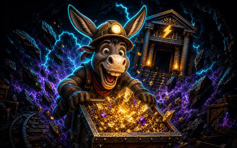 Miner Donkey Trouble, slot Play'n GO, ikon game