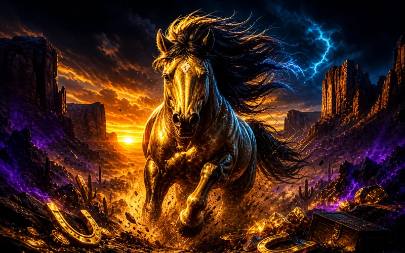 Mustang Gold, slot Pragmatic Play, ikon game