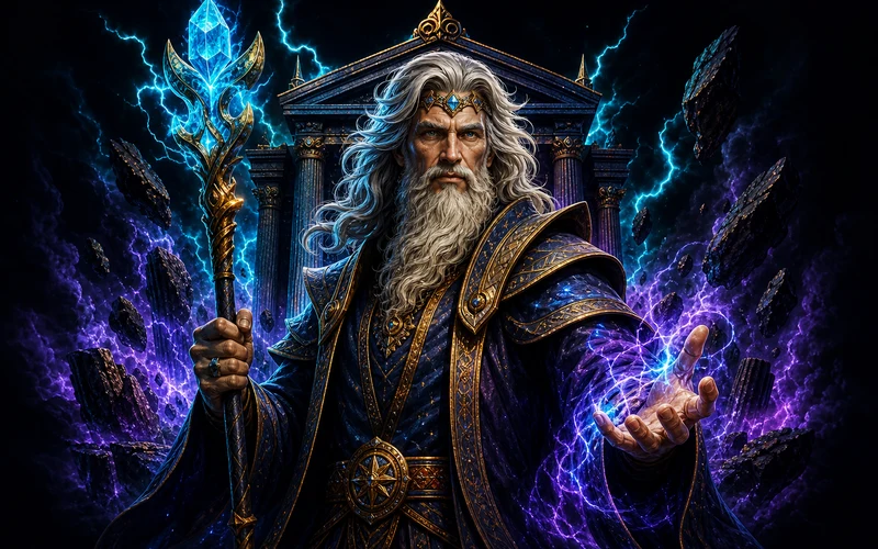 Rise of Merlin, slot Play'n GO, ikon game