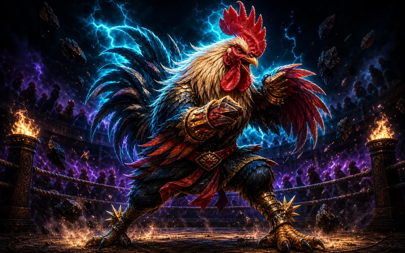 Rooster Rumble, slot PG Soft, ikon game
