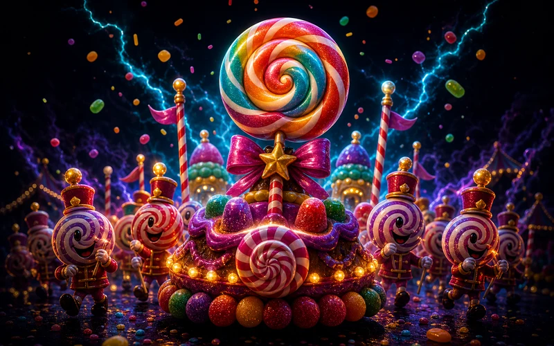Sugar Parade, slot Microgaming, ikon game