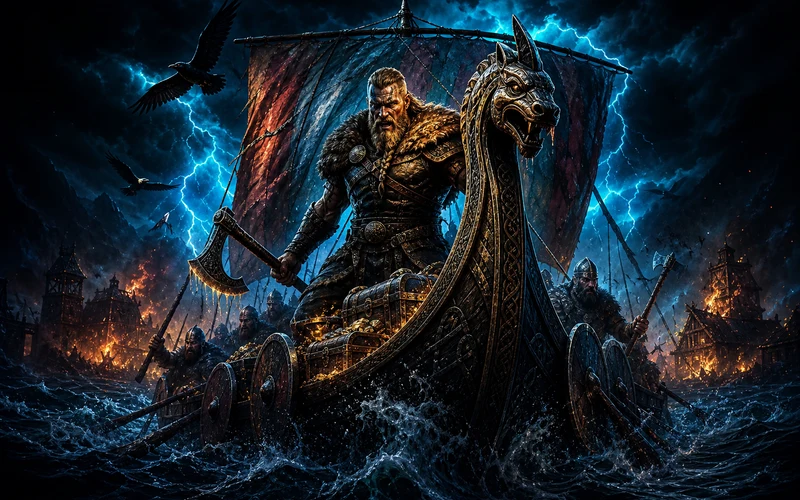 Viking's Plunder, slot Habanero, ikon game